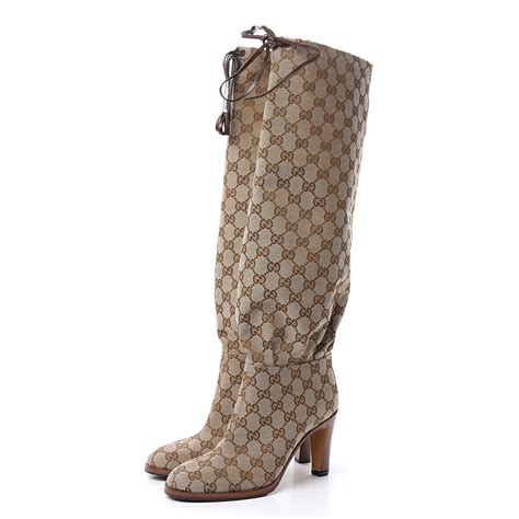 gucci vintage monogram|gucci monogram boots price.